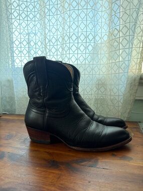 Tecovas Black Leather women’s PENNY Boots Sz 8